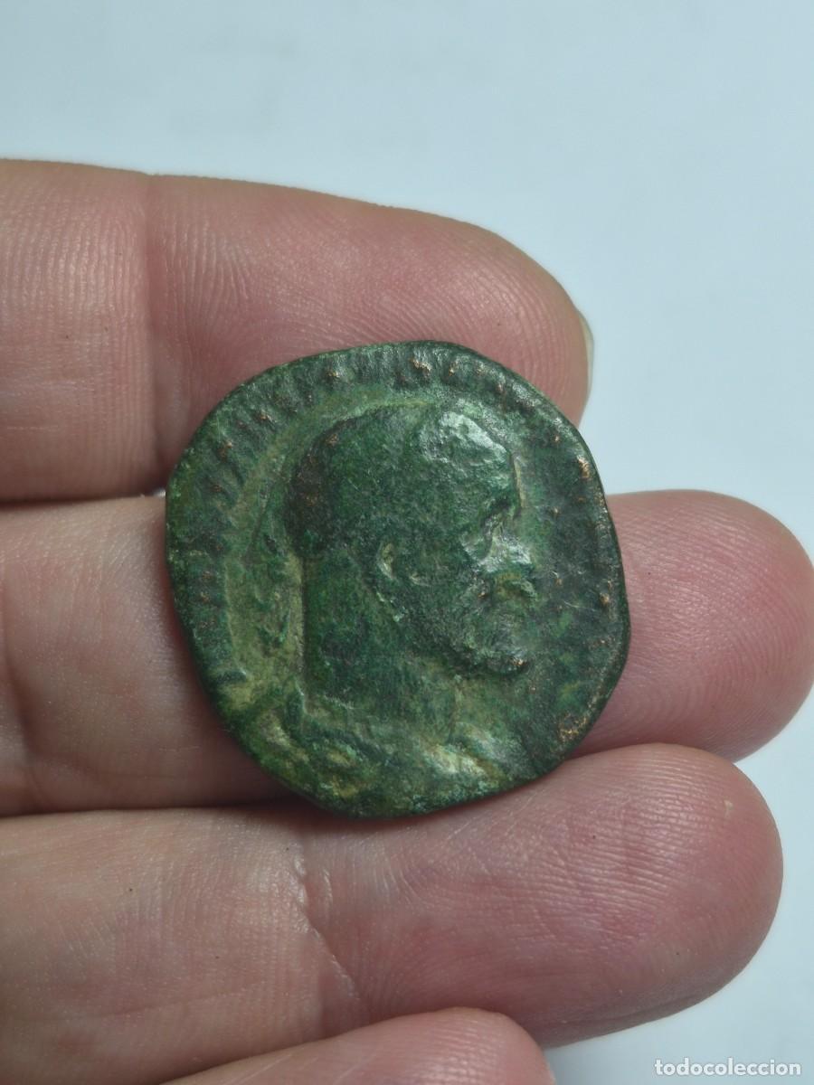 Monedas Imperio romano: NT / SESTERCIO MAXIMINO I PATINA VERDE 15,18 GRS (A1287)