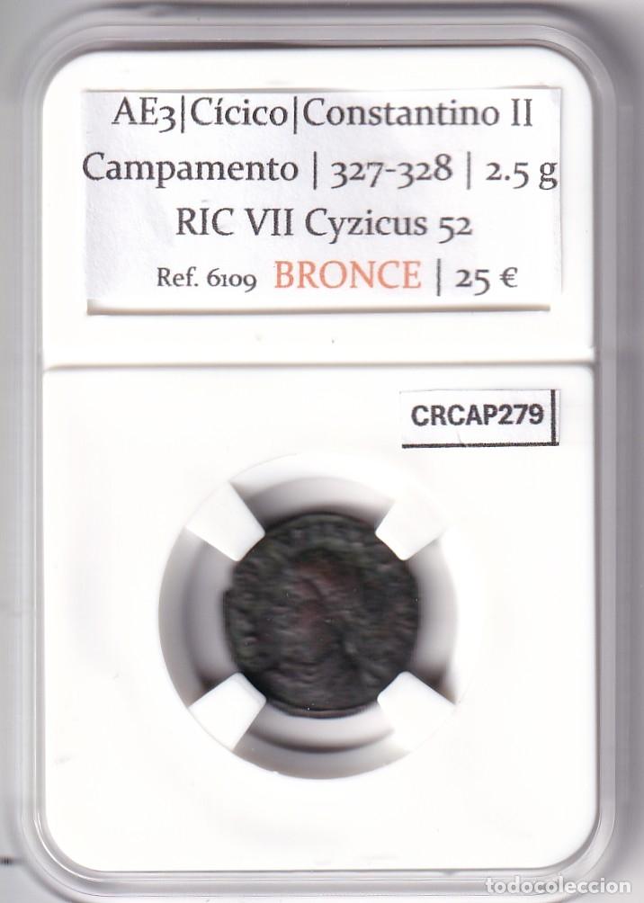 Monedas Imperio romano: CRCAP280 MONEDA ROMANA AE3 ARELATE CONSTANTINO II BRONCE