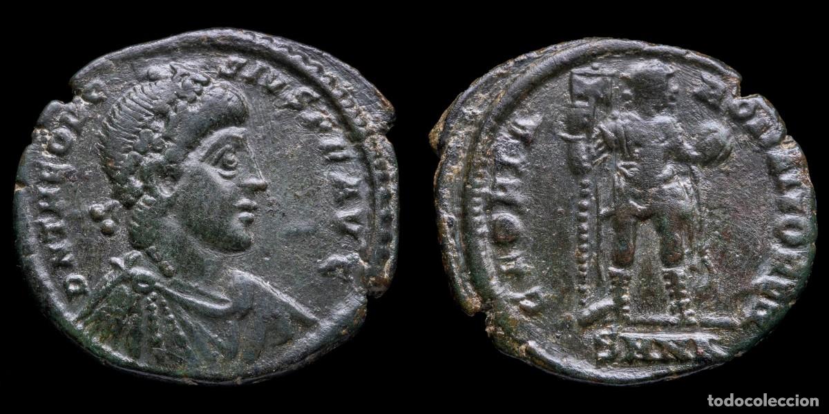 Monedas Imperio romano: Theodosius I - GLORIA ROMANORVM, Nicomedia - 24 mm / 4.38 gr.