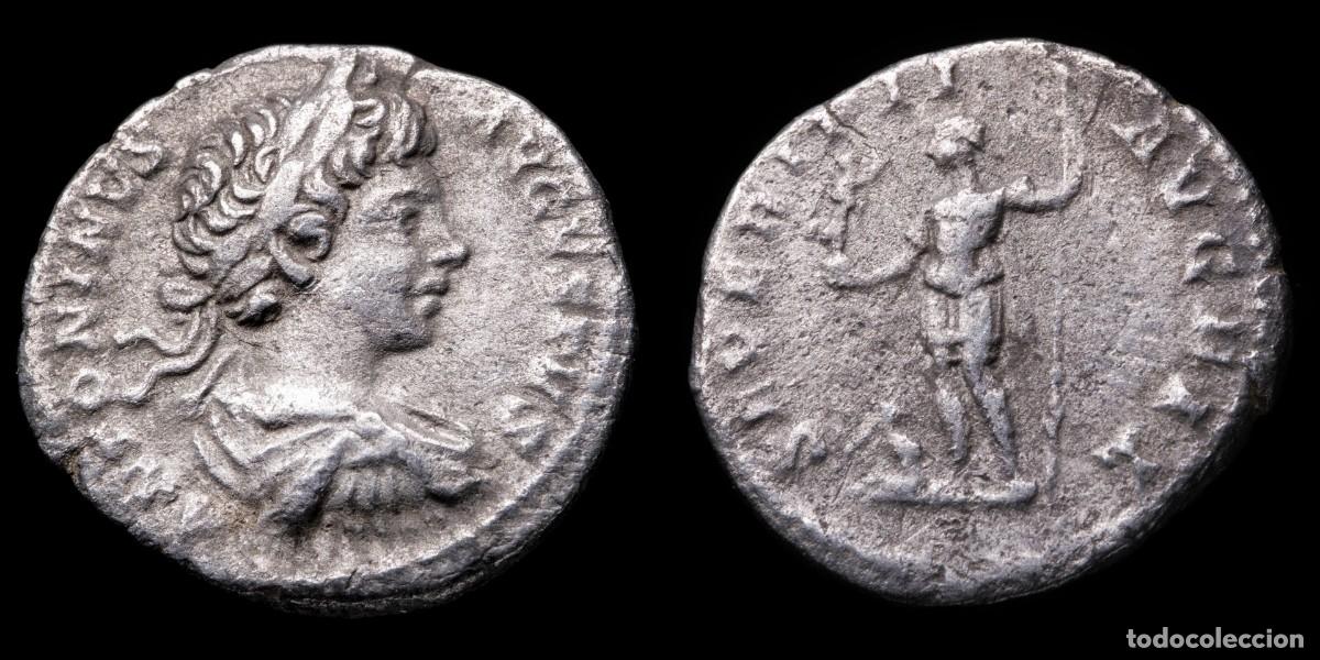 Monedas Imperio romano: Caracalla Denarius - SEVERI PII AVG FIL - 18 mm / 2,27 gr.