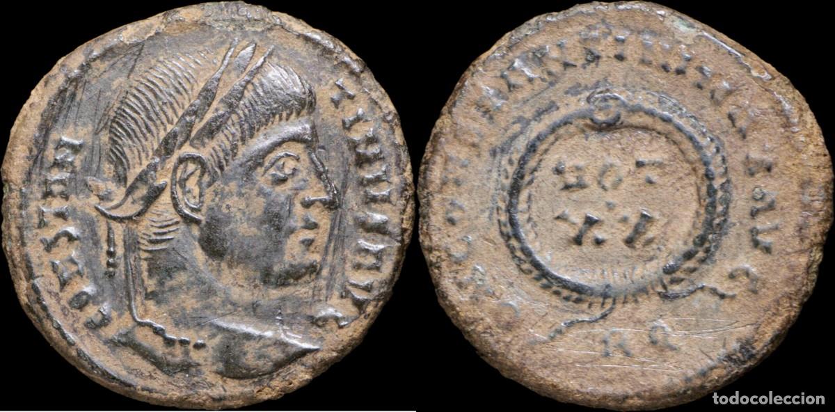 Roman Empire Coins: Constantine I - DN CONSTANTINI MAX AVG VOT XX, Rome - 18 mm / 2.90 gr.