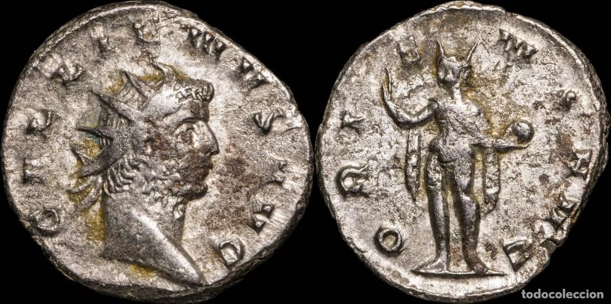 M&uuml;nzen R&ouml;misches Reich: Gallienus Antoninianus - ORIENS AVG - 21 mm / 2,76 gr