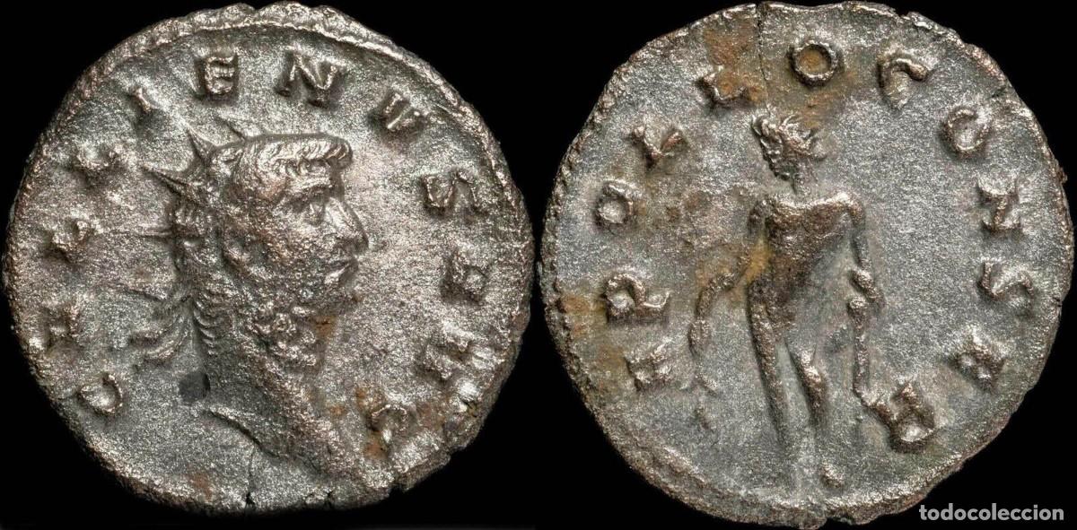 M&uuml;nzen R&ouml;misches Reich: Gallienus Antoninianus - APOLLO CONSER - 21 mm / 2,48 gr.