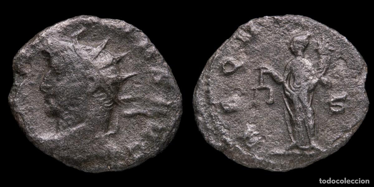 Monedas Imperio romano: Gallienus Antoninianus - AEQVITAS AVG, Mediolanum - 19 mm / 2,12 gr.