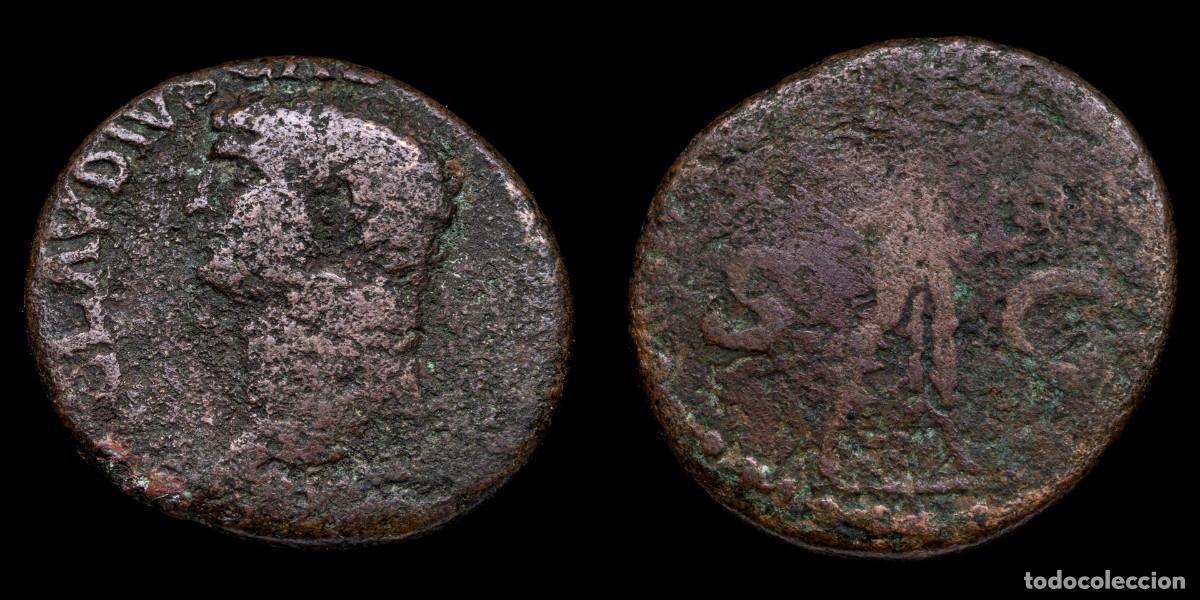Monedas Imperio romano: Claudius As - MINERVA SC - 26 mm / 9,70 gr.