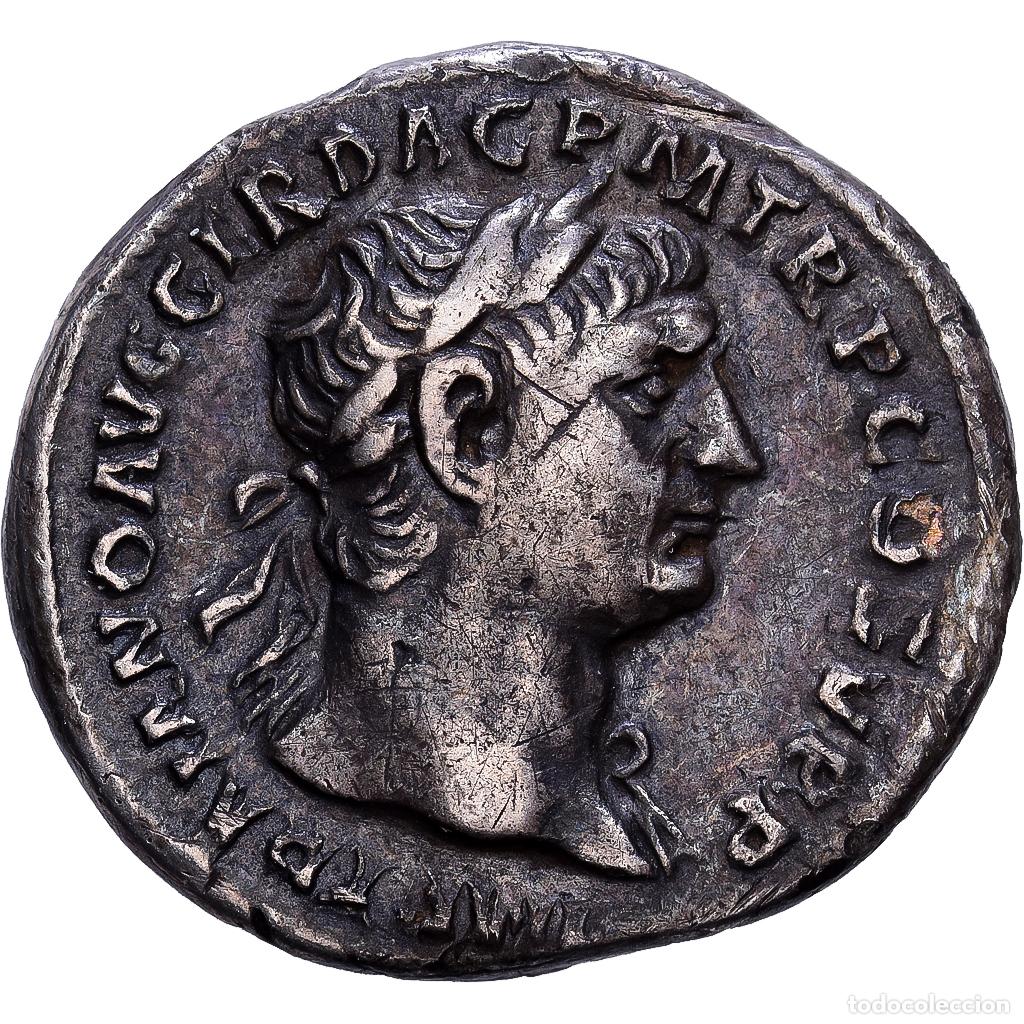 Monedas Imperio romano: [#139624] Roman Empire, Trajan, Denarius, 103-111, Rome, Plata, BC+, RIC:157