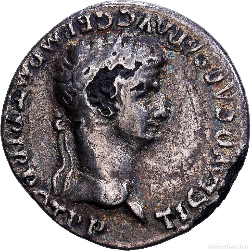 Monedas Imperio romano: [#139657] Roman Empire, Claudius, Denarius, 41-54, Rome, Fourr&eacute;e, Plata, BC+