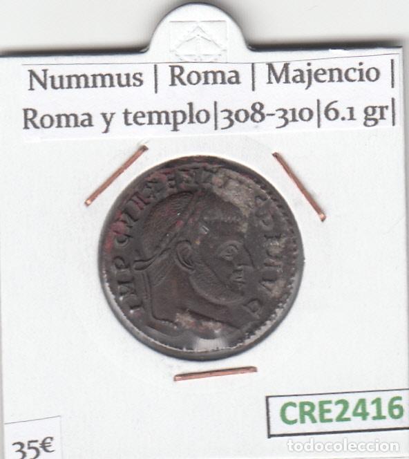 Monedas Imperio romano: CRE2416 MONEDA ROMANA NUMMUS ROMA MEJENCIO