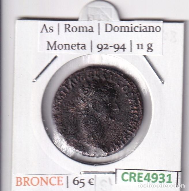Monedas Imperio romano: CRE4931 MONEDA ROMANA AS VER DESCRIPCION EN FOTO