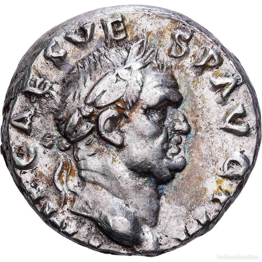 Monedas Imperio romano: [#139649] Roman Empire, Vespasian, Denarius, 71, Rome, Plata, MBC, RIC:41