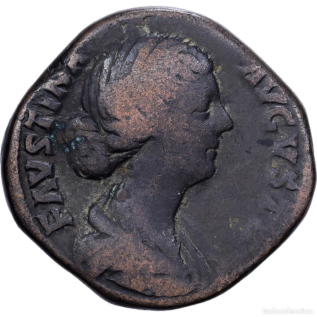 Monedas Imperio romano: [#139800] Roman Empire, Faustina II, Sestercio, 161-176, Rome, Bronce, BC, RIC:1663