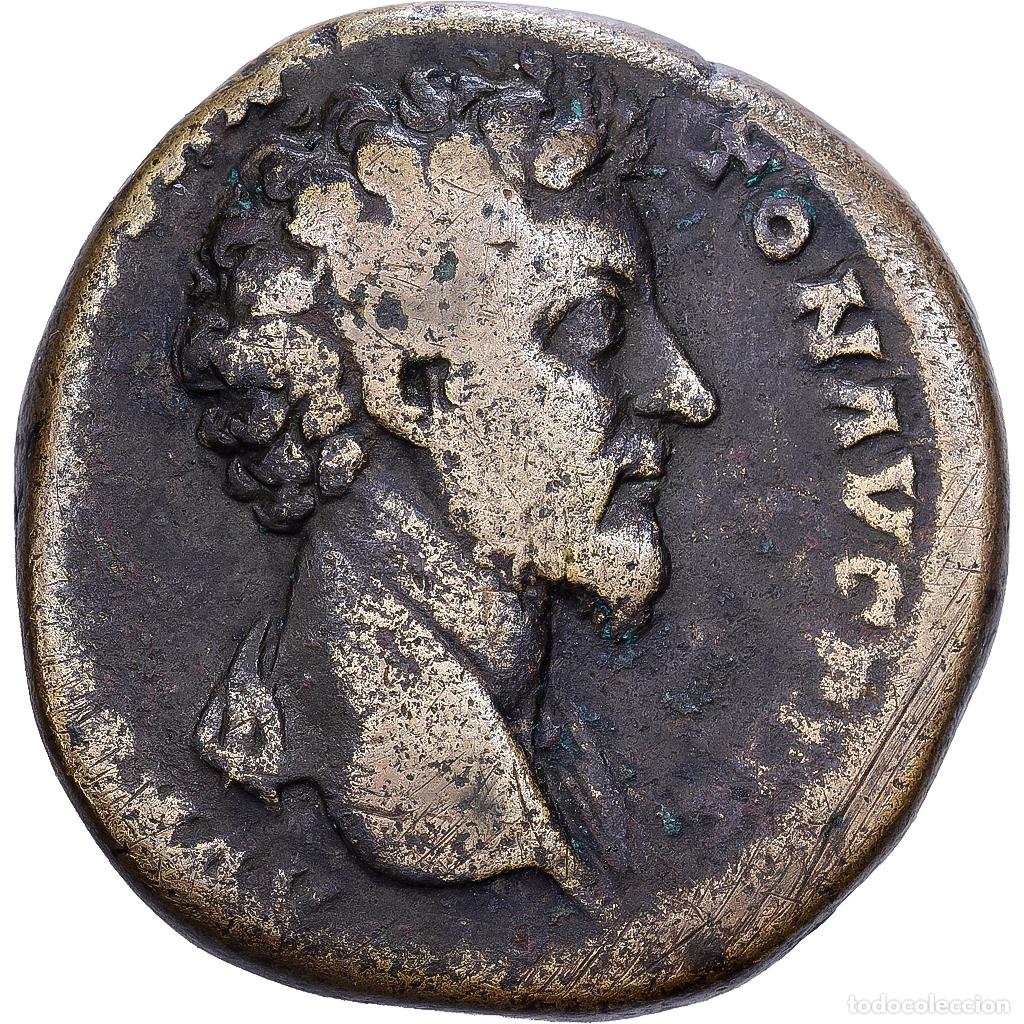 Monedas Imperio romano: [#139797] Roman Empire, Marcus Aurelius, Sestercio, 157-158, Rome, Bronce, BC+, RIC:1344