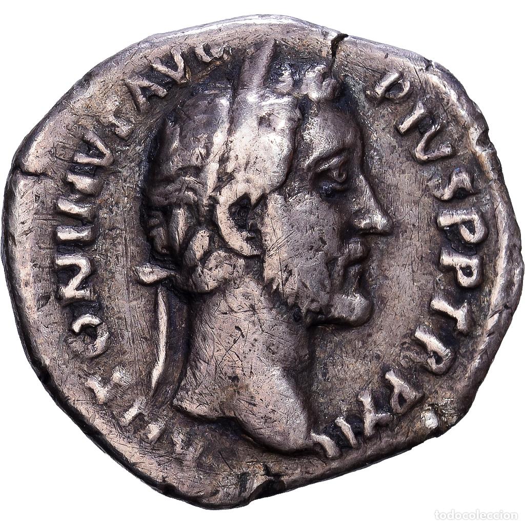 Monedas Imperio romano: [#139625] Roman Empire, Antonin le Pieux, Denarius, 148-149, Rome, Plata, BC+, RIC:178