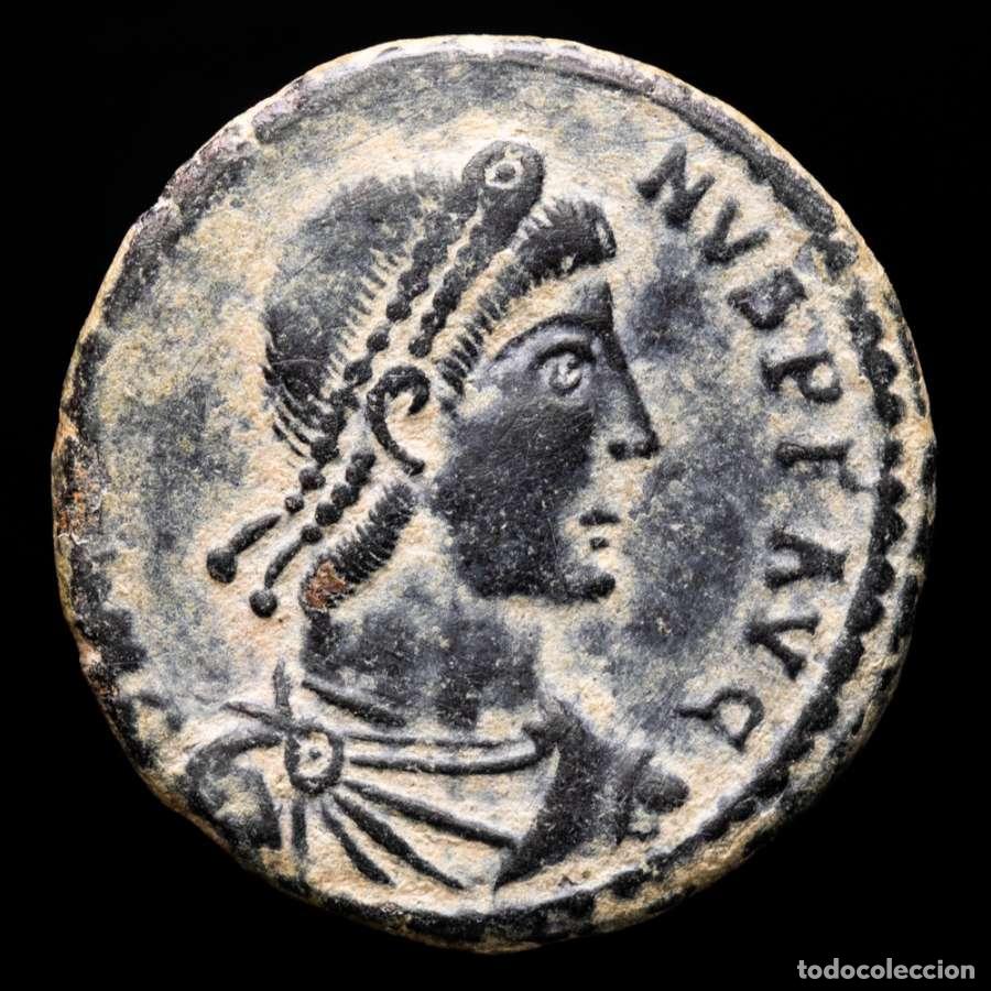 Monedas Imperio romano: Graciano (378-383 d.C.) Maiorina. Arelate. REPARATIO REI PVB (3201)