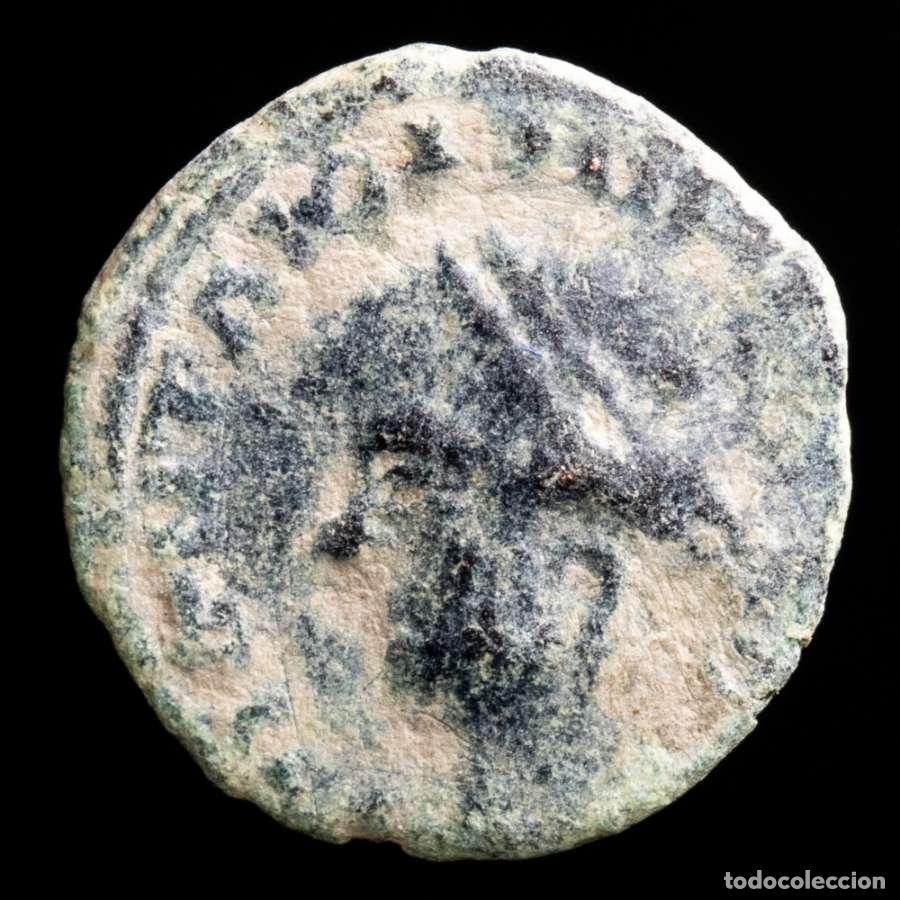 Monedas Imperio romano: Constante follis busto izquierda GLORIA EXERCITVS Top barbaro!!