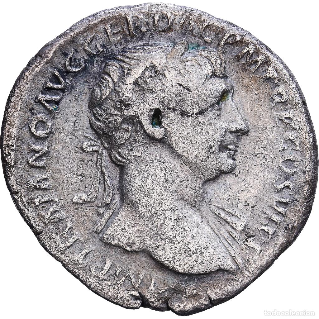 Monedas Imperio romano: [#139659] Roman Empire, Trajan, Denarius, 112-114, Rome, Plata, BC+, RIC:291