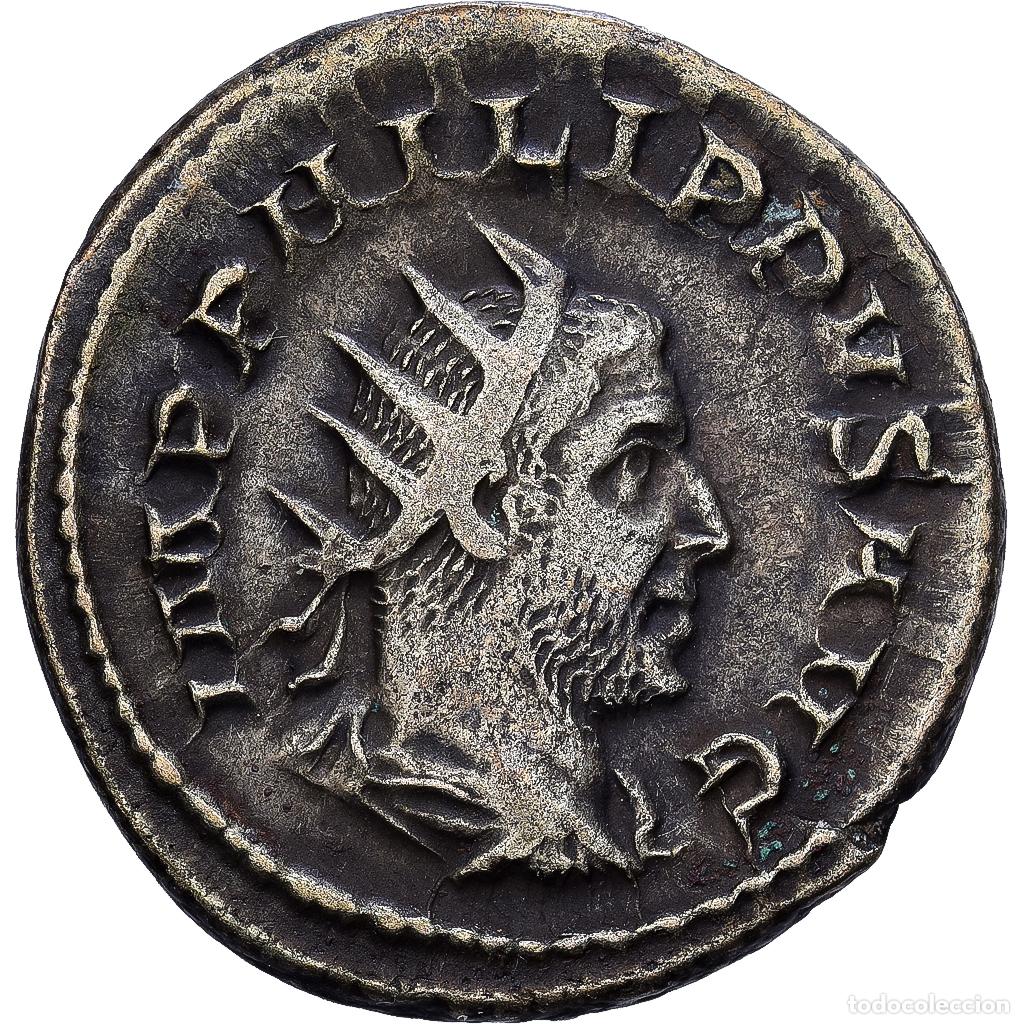 Monedas Imperio romano: [#139804] Roman Empire, Philip I, Antoninianus, 247-249, Rome, Plata, MBC, RIC:62