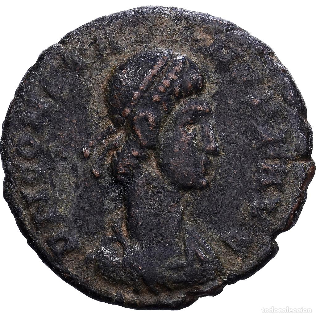 Monedas Imperio romano: [#139691] Roman Empire, Constans, 1/2 Centenionalis, 348-350, Treveri, Bronce, BC+