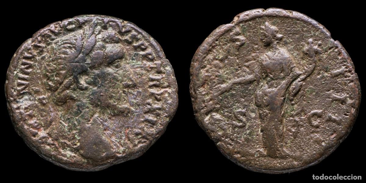 Monedas Imperio romano: Antoninus Pius As - COS IIII - 27 mm / 13,21 gr.