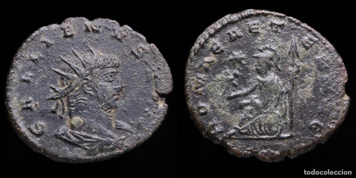 Monedas Imperio romano: DescripciGallienus Antoninianus - ROMAE AETERNAE, Antiochia - 20 mm / 2,97 gr.&oacute;n