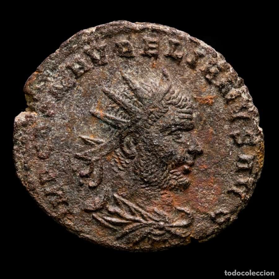Monedas Imperio romano: Aureliano pre-reforma AE antoniniano. Roma. FORTVNA REDVX CL-DOM.