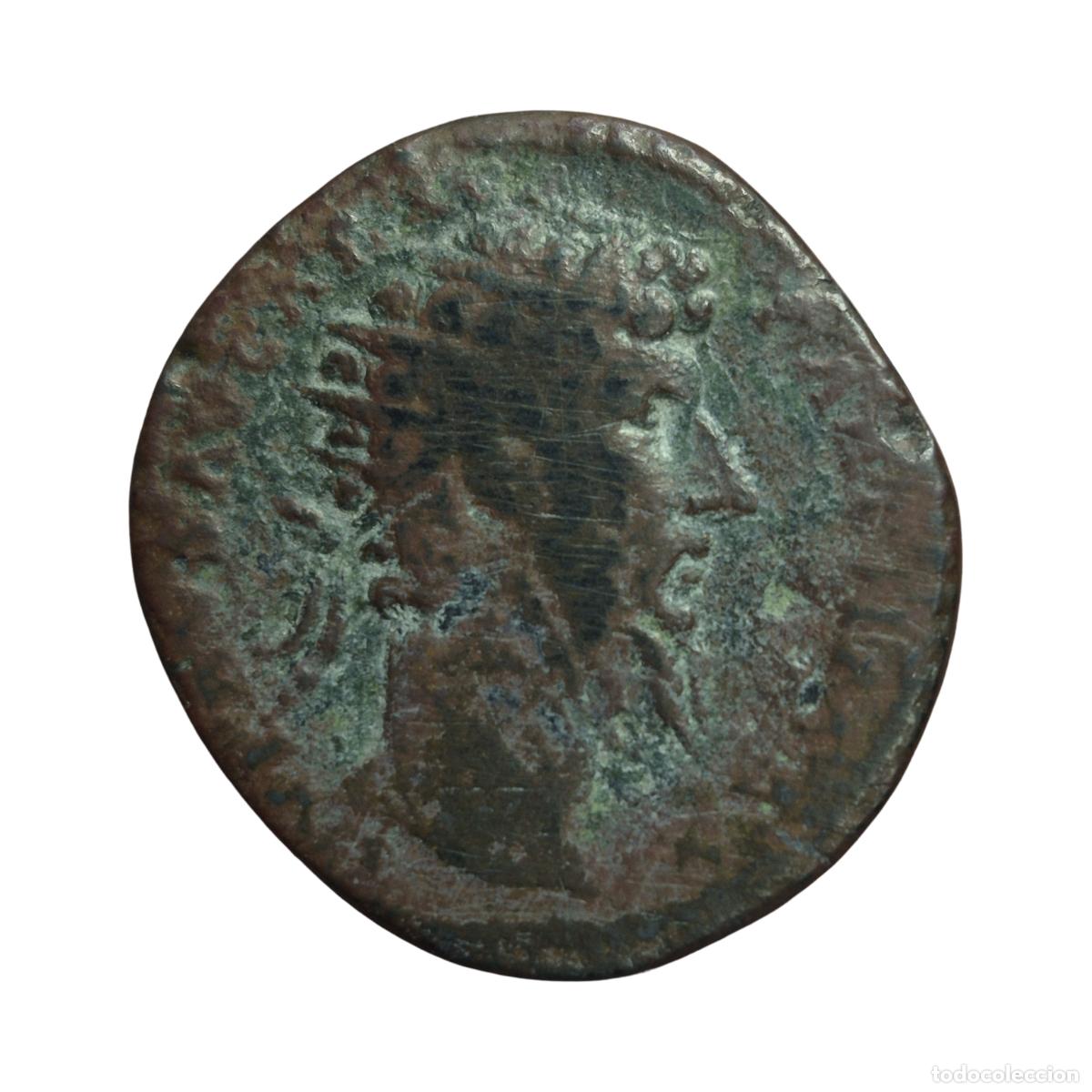 Monedas Imperio romano: NT/ DUPONDIO LUCIO VERO REV. AEQUITAS (A1405)