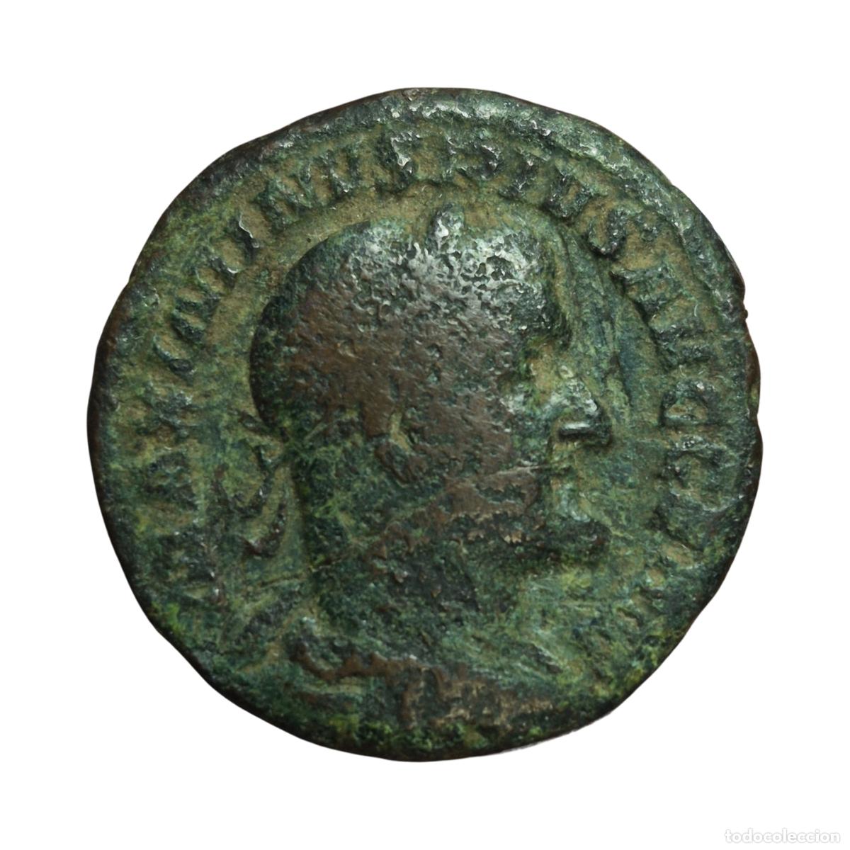 Monedas Imperio romano: NT/ AS MAXIMINO I REV. PAX ESCASA (A1407)