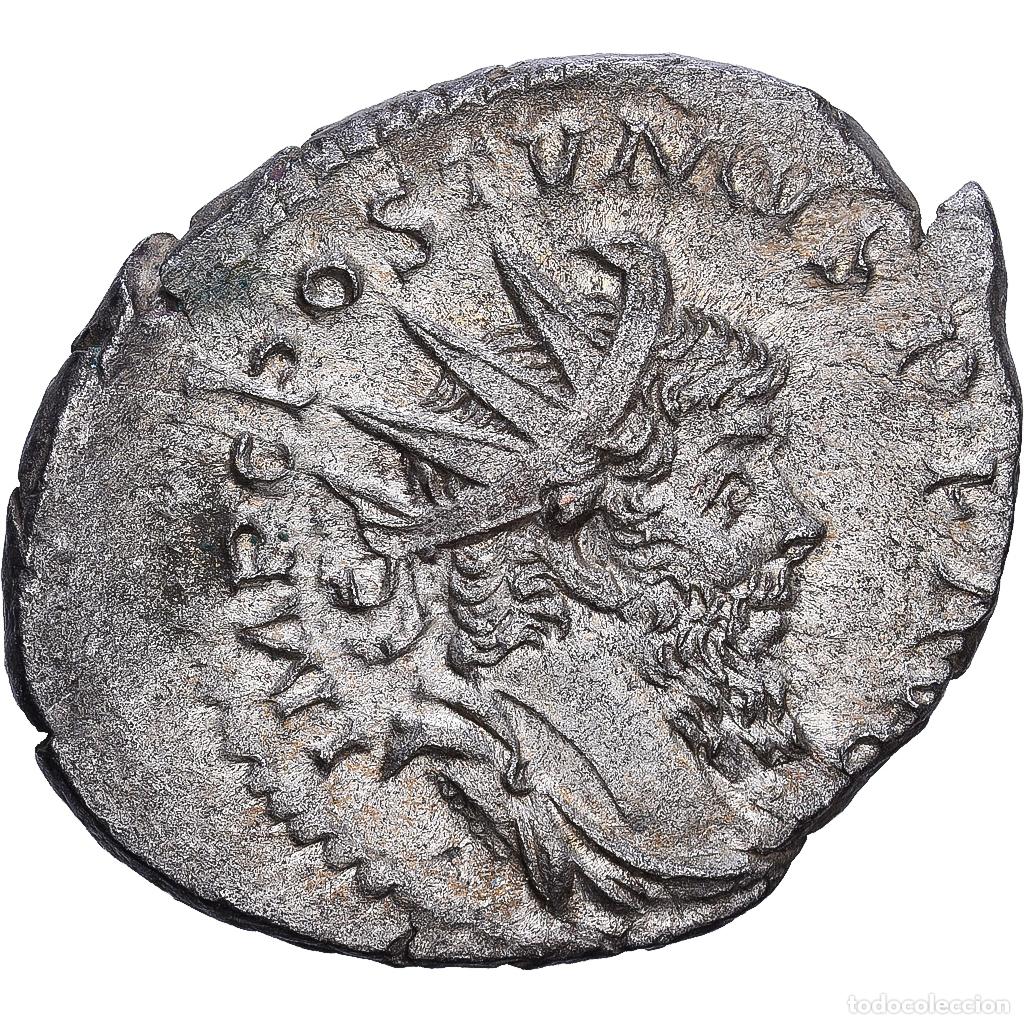 Monedas Imperio romano: [#139683] Roman Empire, Postumus, Antoninianus, 260-269, Lugdunum, Vell&oacute;n, MBC, RIC:75