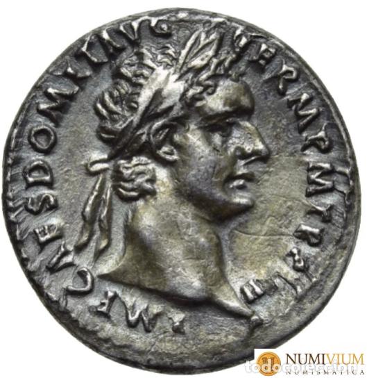 Monedas Imperio romano: Domiciano &middot; Denario de Plata &middot; 89 d.C. RIC II-669. Diosa Minerva. P&aacute;tina