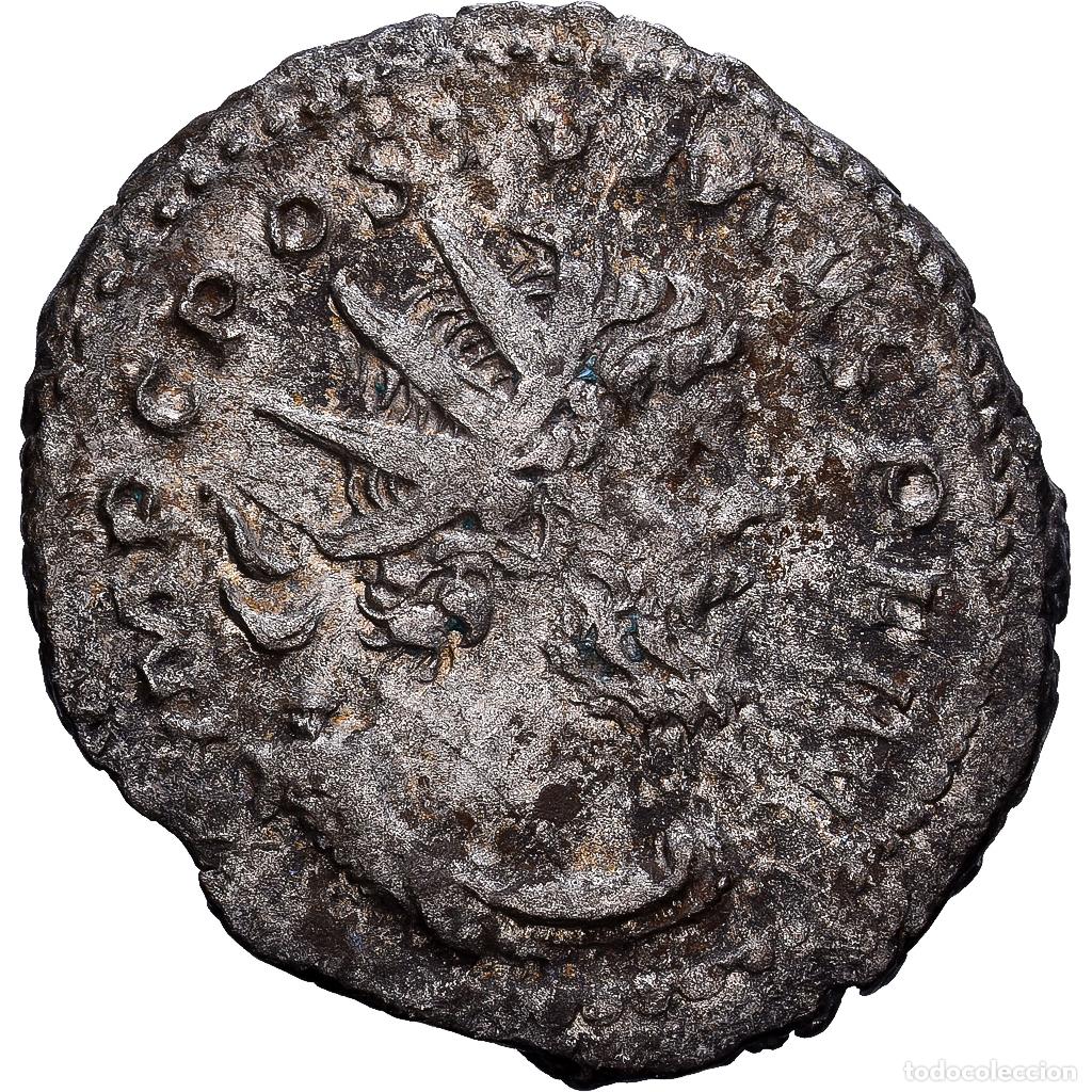 Monedas Imperio romano: [#139719] Roman Empire, Postumus, Antoninianus, 260-269, Lugdunum, Plata, BC+, RIC:83