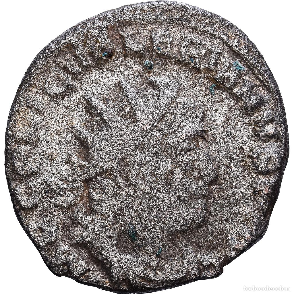 Monedas Imperio romano: [#139723] Roman Empire, Valerian I, Antoninianus, 255-256, Rome, Plata, BC+, RIC:113