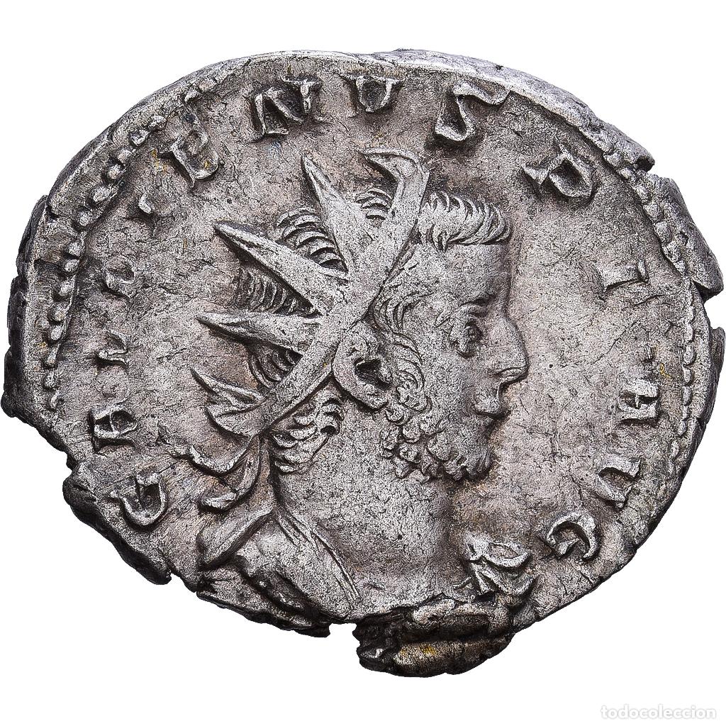 Monedas Imperio romano: [#139727] Roman Empire, Gallienus, Antoninianus, 258-259, Lugdunum, Plata, MBC, RIC:18f