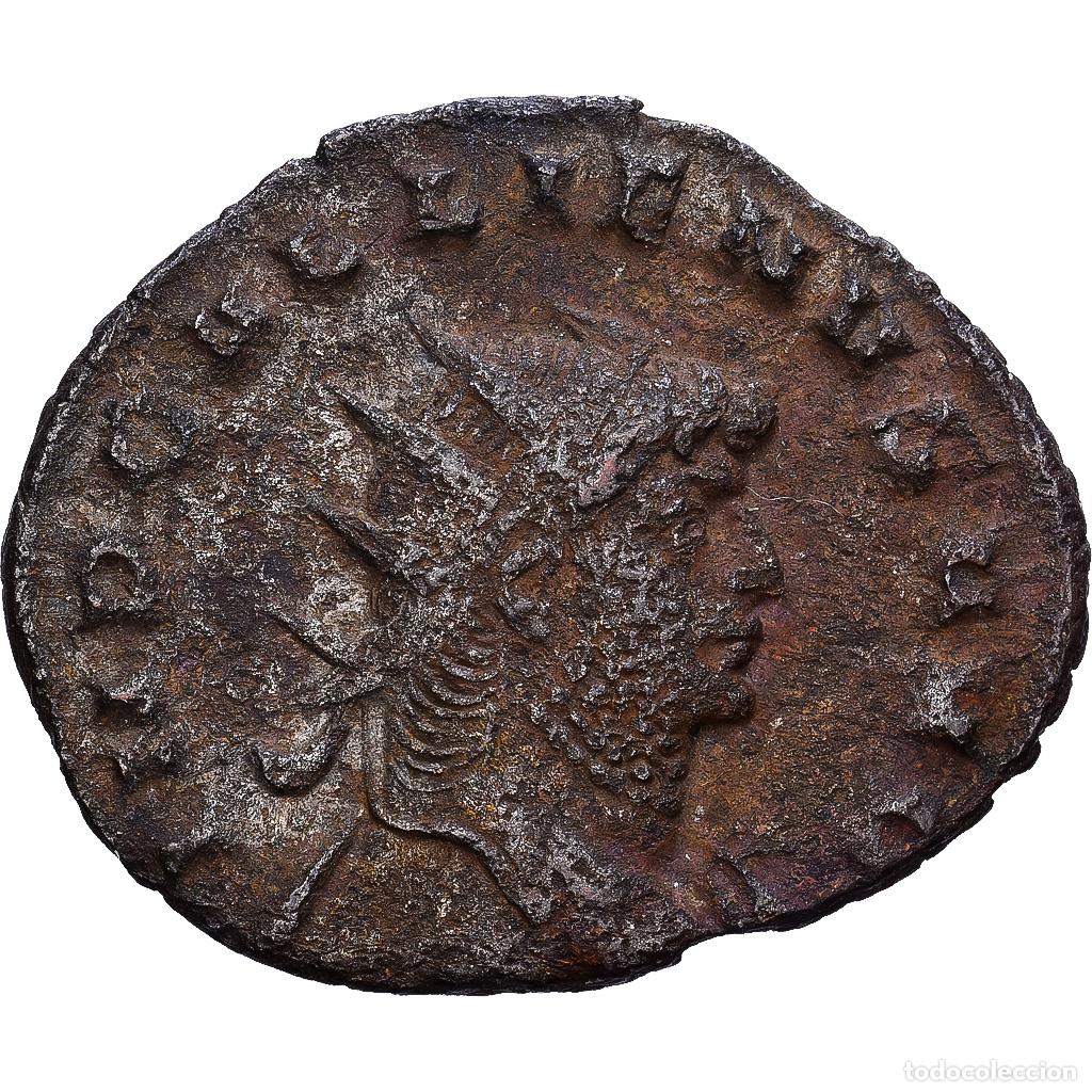 Monedas Imperio romano: [#139728] Roman Empire, Gallienus, Antoninianus, 260-268, Mediolanum, Plata, BC+, RIC:506