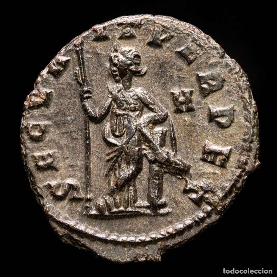 Monedas Imperio romano: Gallieno. Antoniniano plateado. Roma, 266. SECVRIT PERPET. H (409)