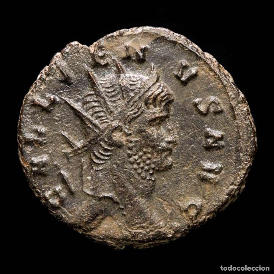 Monedas Imperio romano: Gallieno. Antoniniano plateado. Roma, 266. SECVRIT PERPET. H (414)