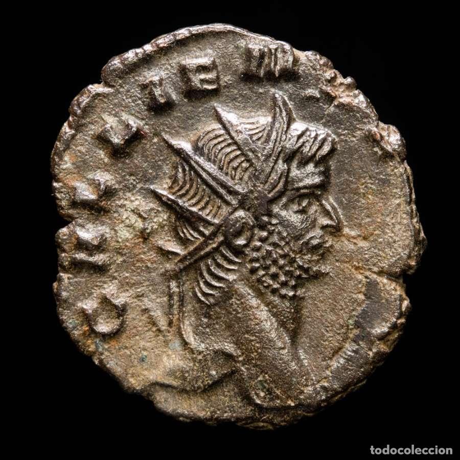 Monedas Imperio romano: Gallieno. Antoniniano plateado. Roma, 266. SECVRIT PERPET. H (415)