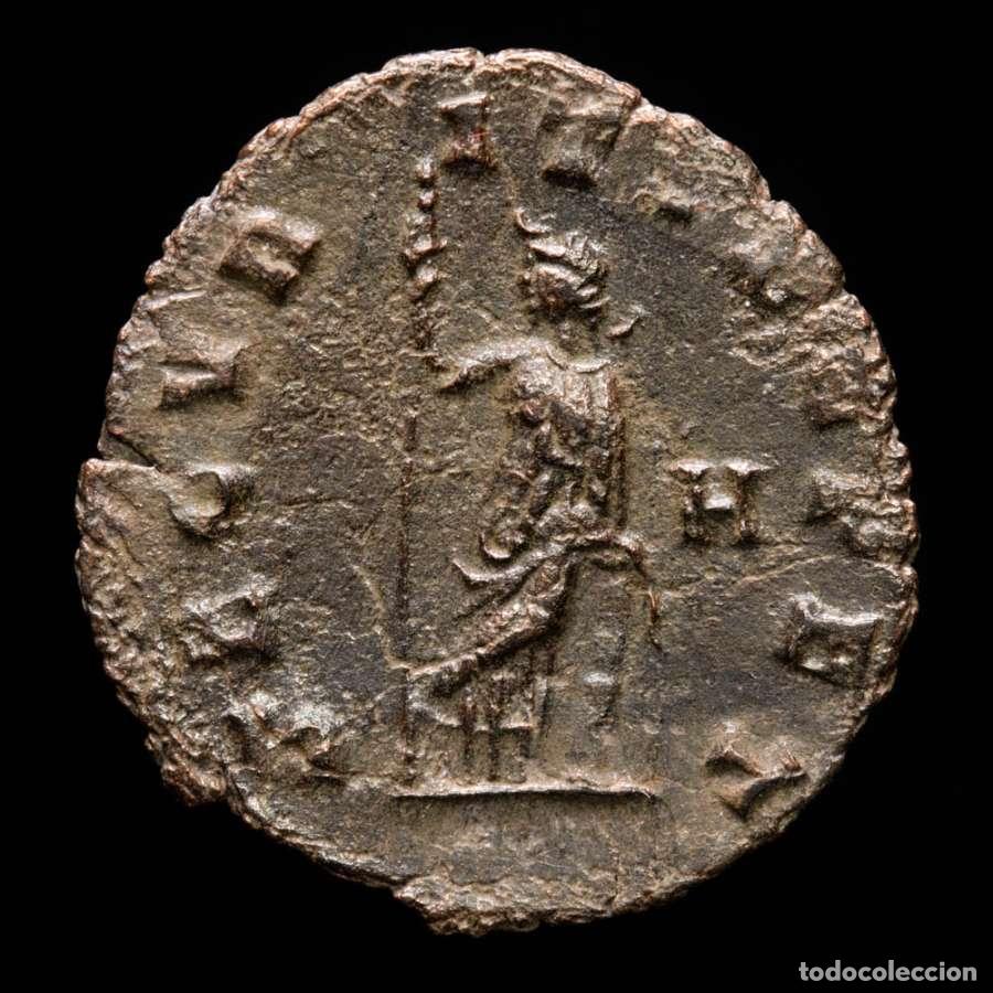 Monedas Imperio romano: Gallieno. Antoniniano plateado. Roma, 266. SECVRIT PERPET. H (416)