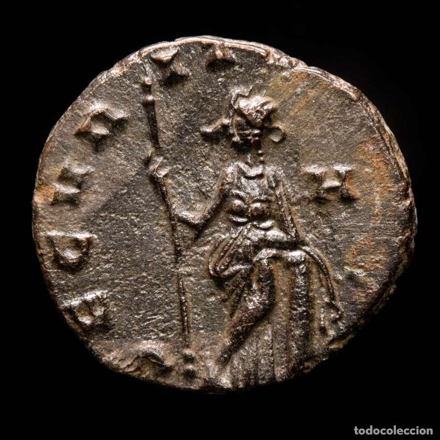Monedas Imperio romano: Gallieno. Antoniniano plateado. Roma, 266. SECVRIT PERPET. H (417)