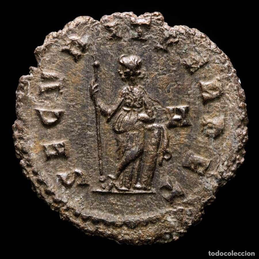 Monedas Imperio romano: Gallieno. Antoniniano plateado. Roma, 266. SECVRIT PERPET. H (419)