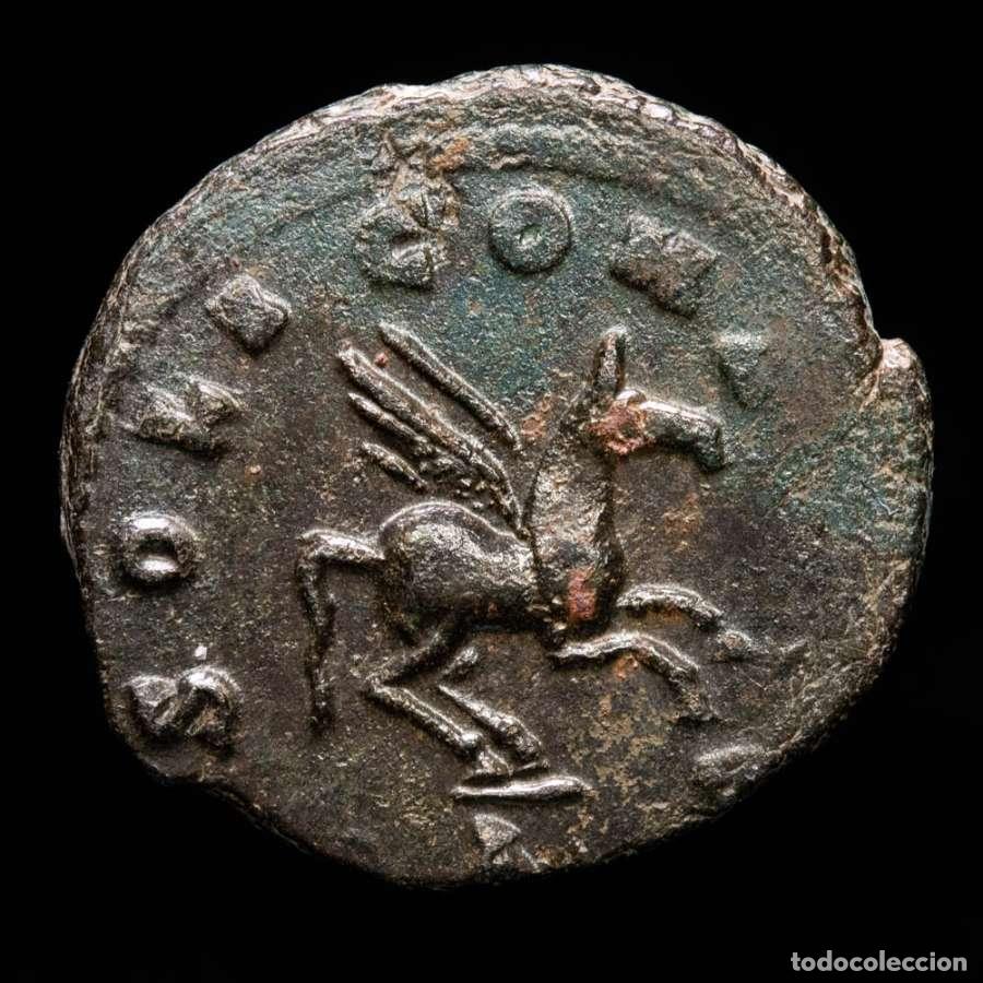 Monedas Imperio romano: Galieno (253-268 dC.) Antoniniano, Roma. SOLI CONS AVG, Pegaso (430)