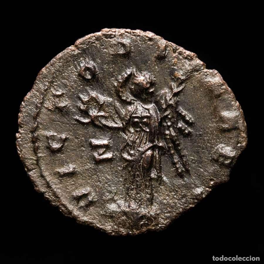 Monedas Imperio romano: Gallieno. Antoniniano plateado. Roma, 265/267. VICTORIA AET. Z 444