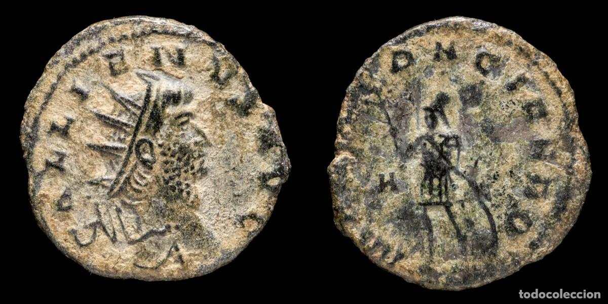 Roman Empire Coins: Gallienus Antoninianus - MARTI PACIFERO - 19 mm / 2.96 gr.