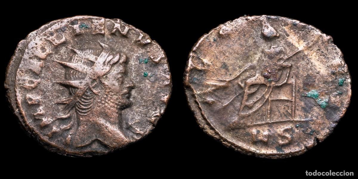 Monedas Imperio romano: Gallienus Antoninianus - FORT REDVX, Mediolanum - 21 mm / 3,28 gr.