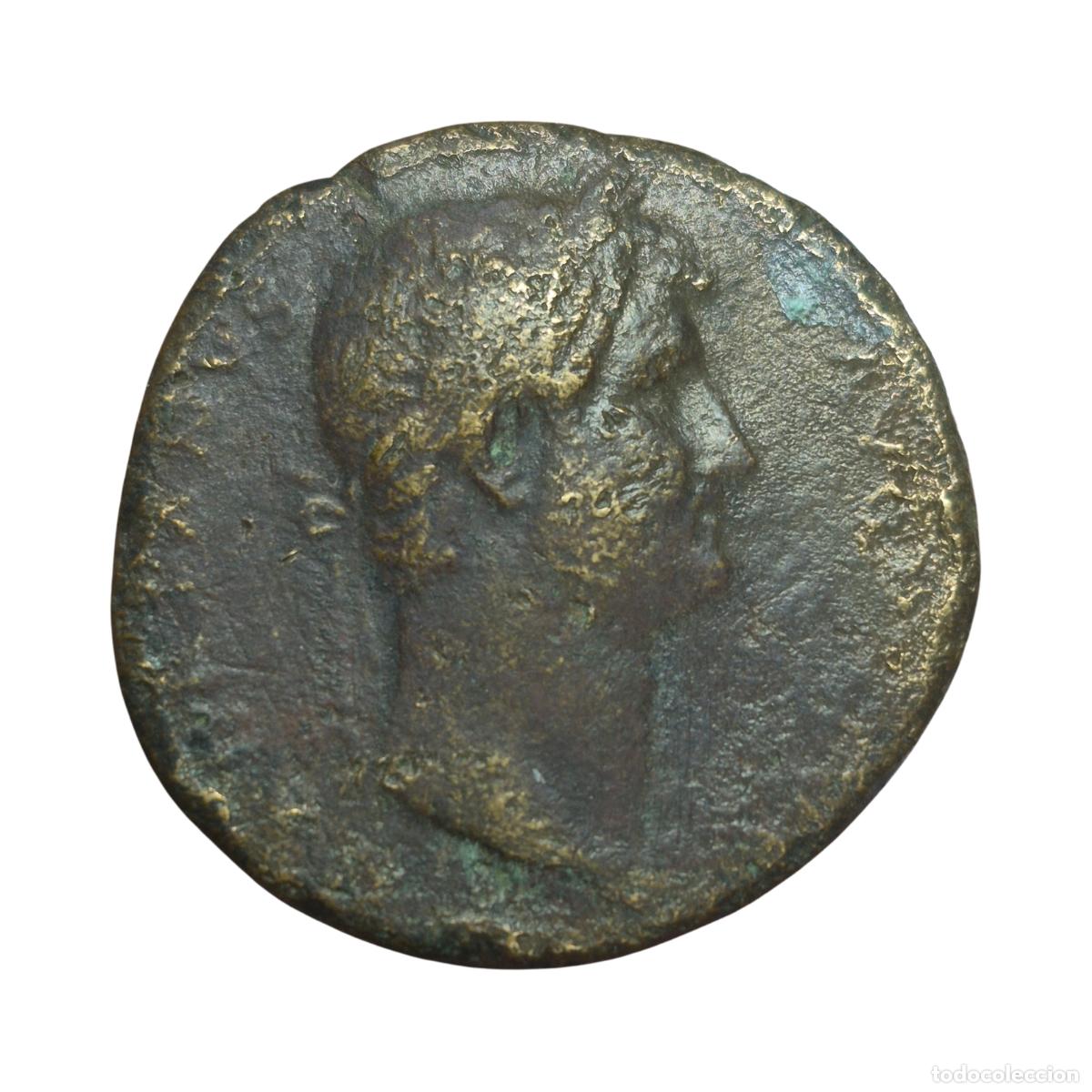 Monedas Imperio romano: NT/ SESTERCIO ADRIANO REV. ROMA (A1433)