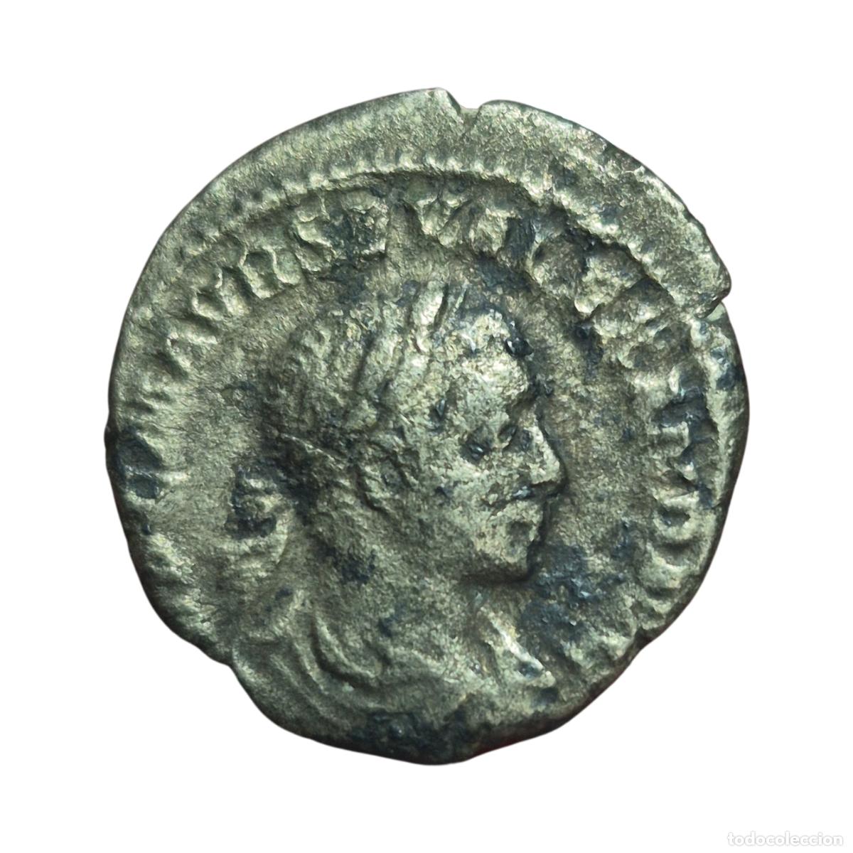 Monedas Imperio romano: NT/ DENARIO ALEJANDRO SEVERO REV. PAX (A1438)