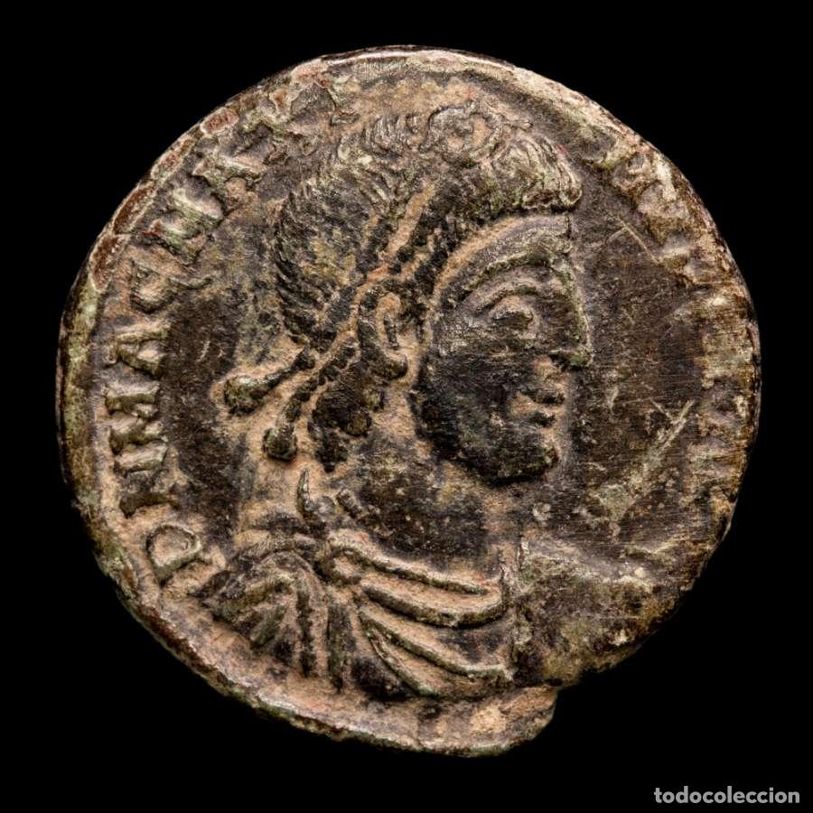 Monedas Imperio romano: Magno Maximo - Maiorina, Arles REPARATIO REIPVB / PCON (3291)