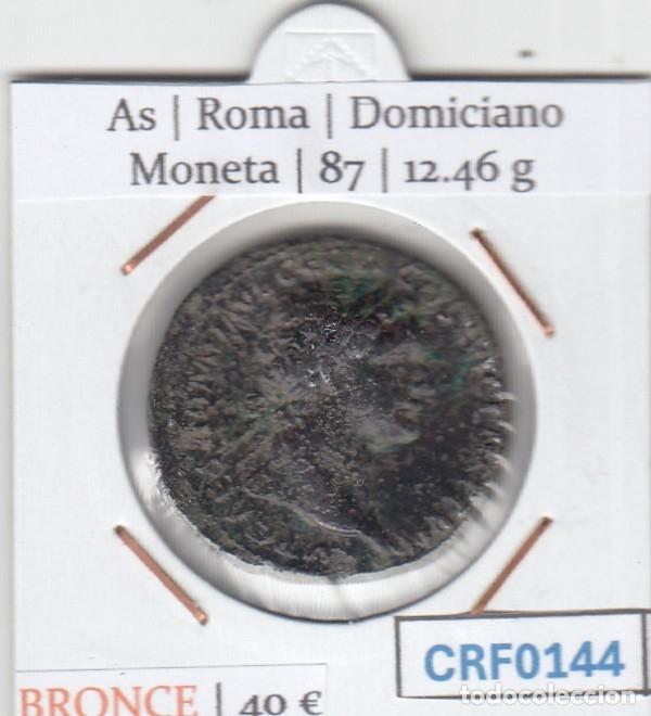 Monedas Imperio romano: CRF0144 MONEDA AS ROMA DOMICIANO MONETA 87