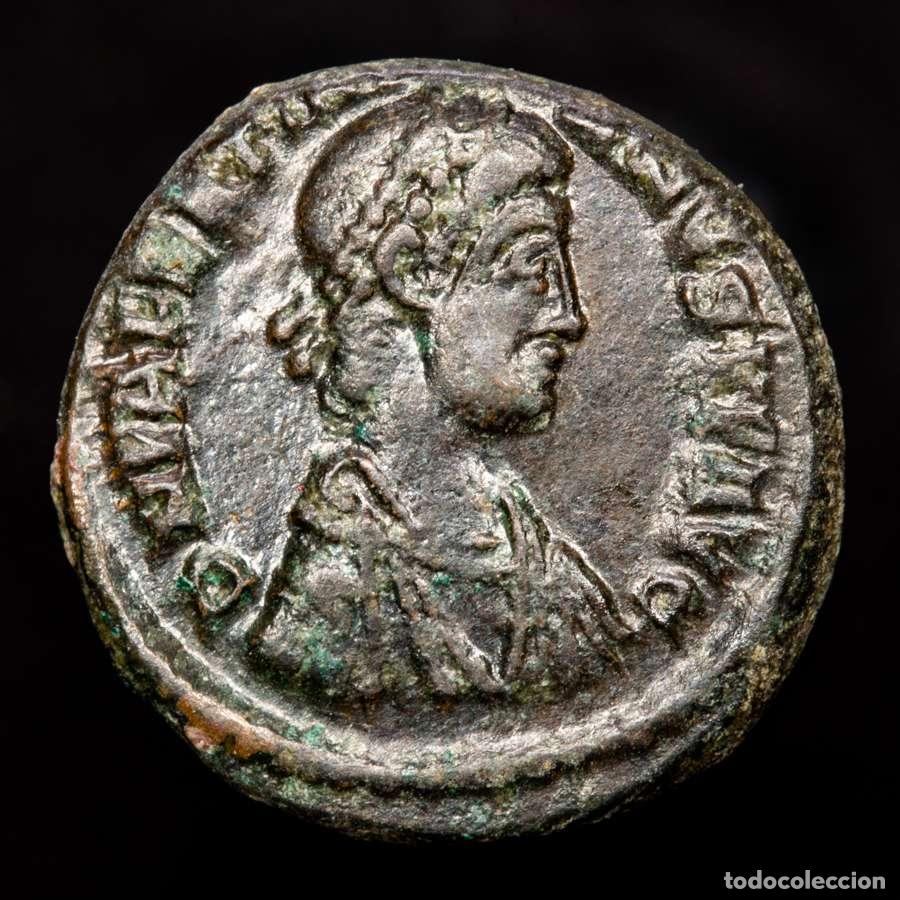 Roman Empire Coins: Valentiniano II (367-375) Tesalonica, VIRTVS AVGGG - A // TES.