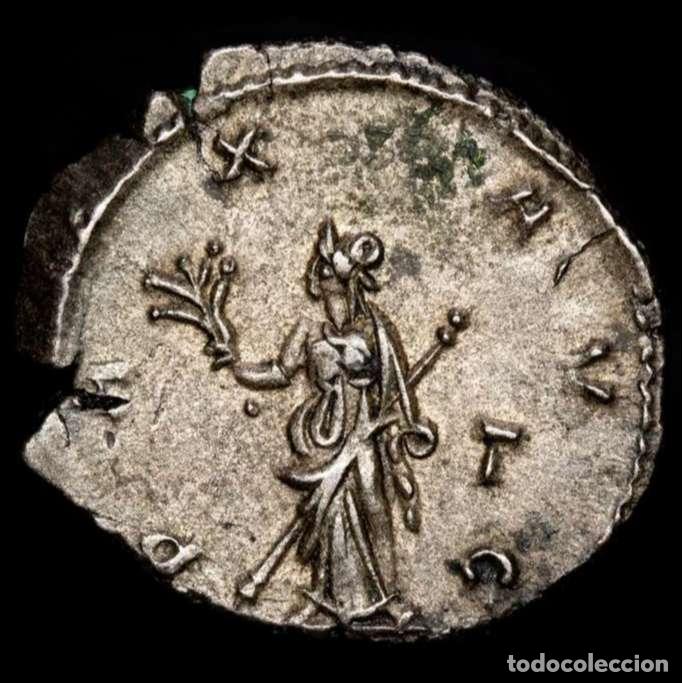 Roman Empire Coins: Imperio Romano - Galieno. Antoniniano de plata. PAX AVG / T. Roma.