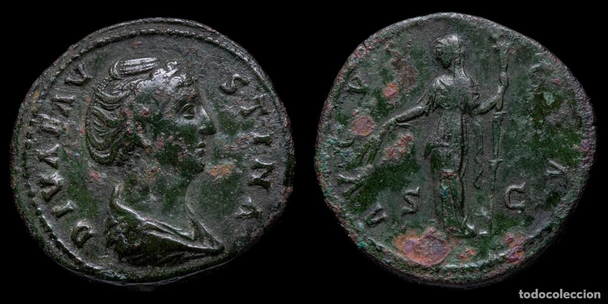 Monedas Imperio romano: Faustina I Sestertius - AVGVSTA SC - 33 mm / 28,14 gr.